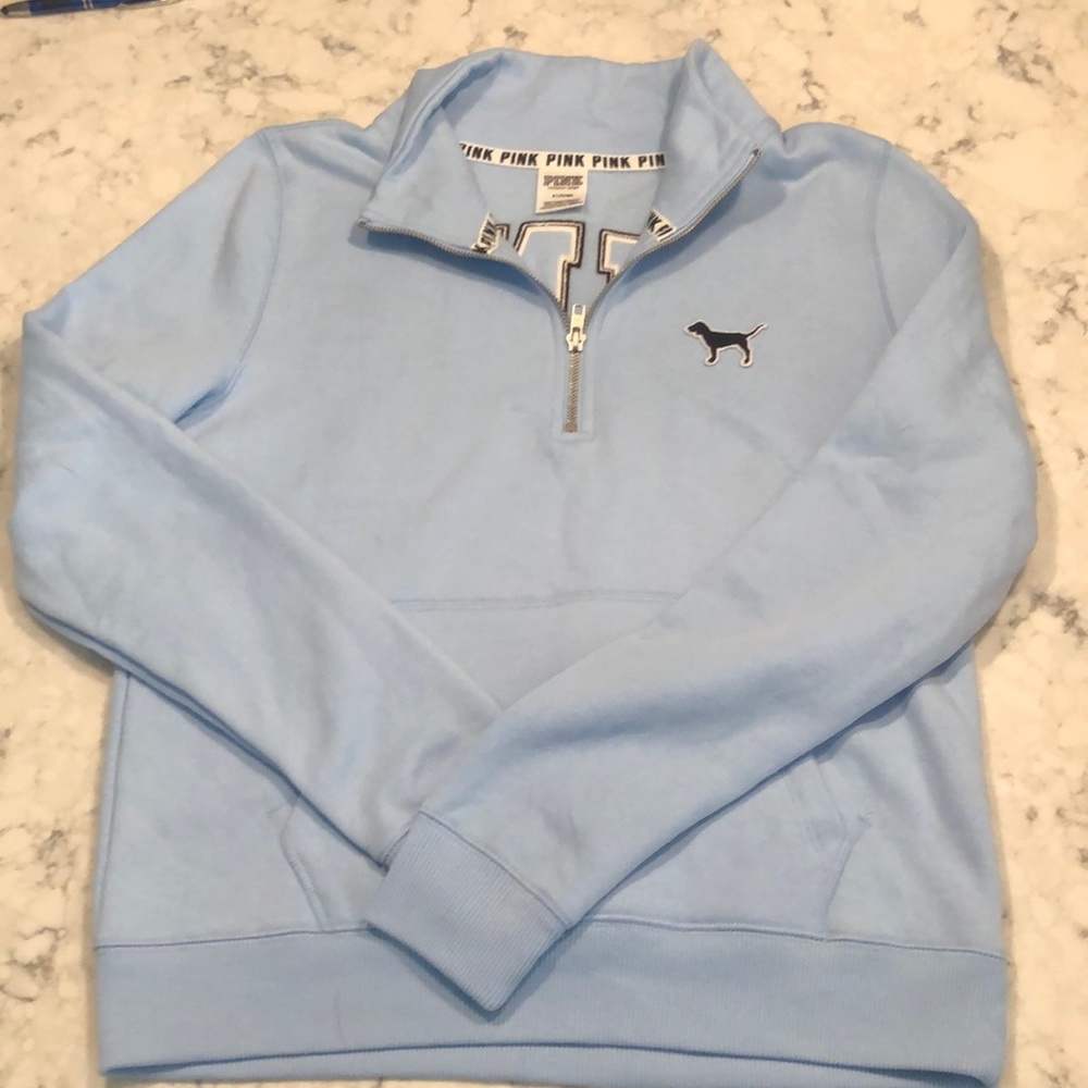 PINK Quarter-zip Pullover Jacket